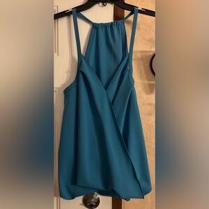 SHEIN Blue Halter Cocktail Dress